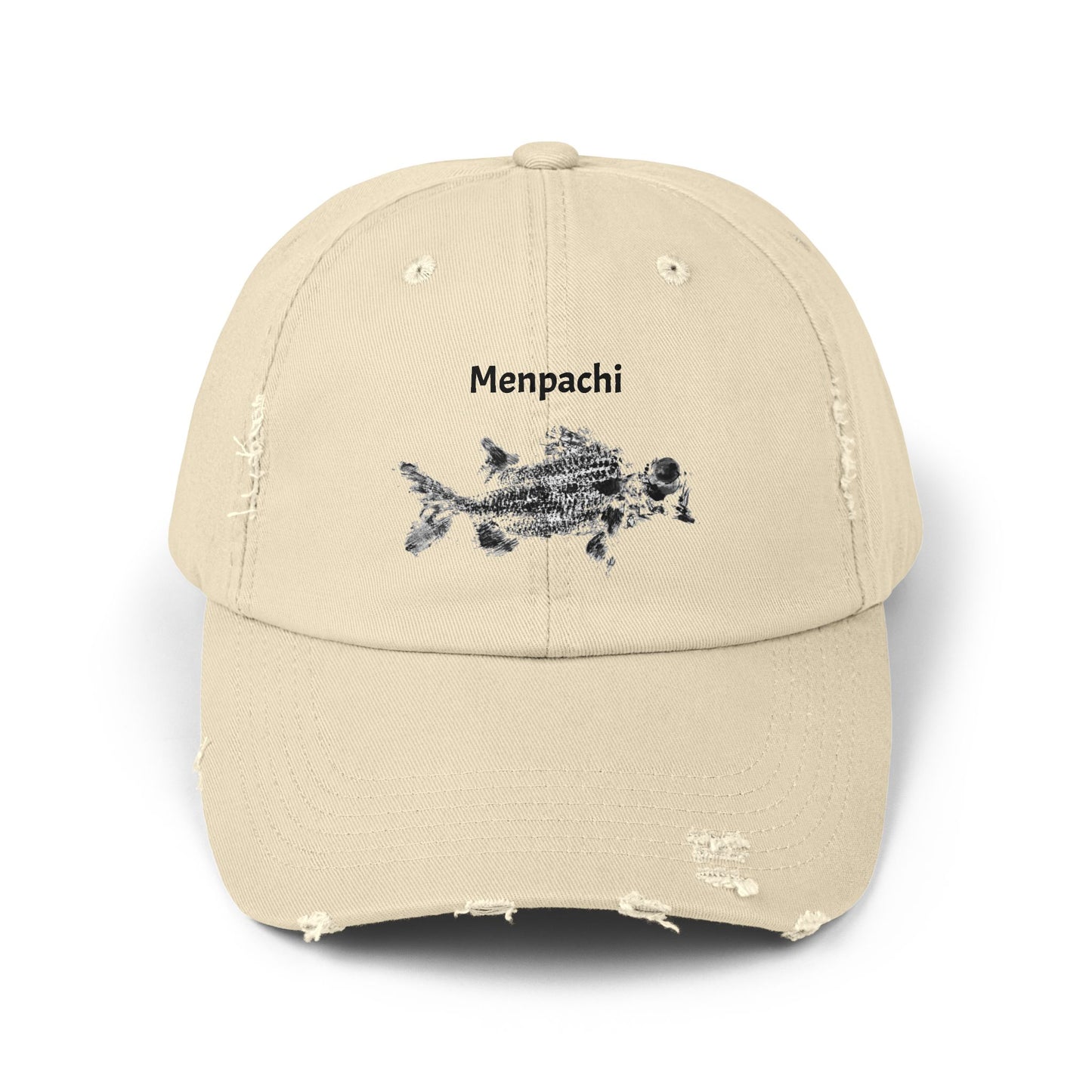 Fisherman cap Hawaiian Menpachi Fish Distressed Cap Dad gift sportsman. cap