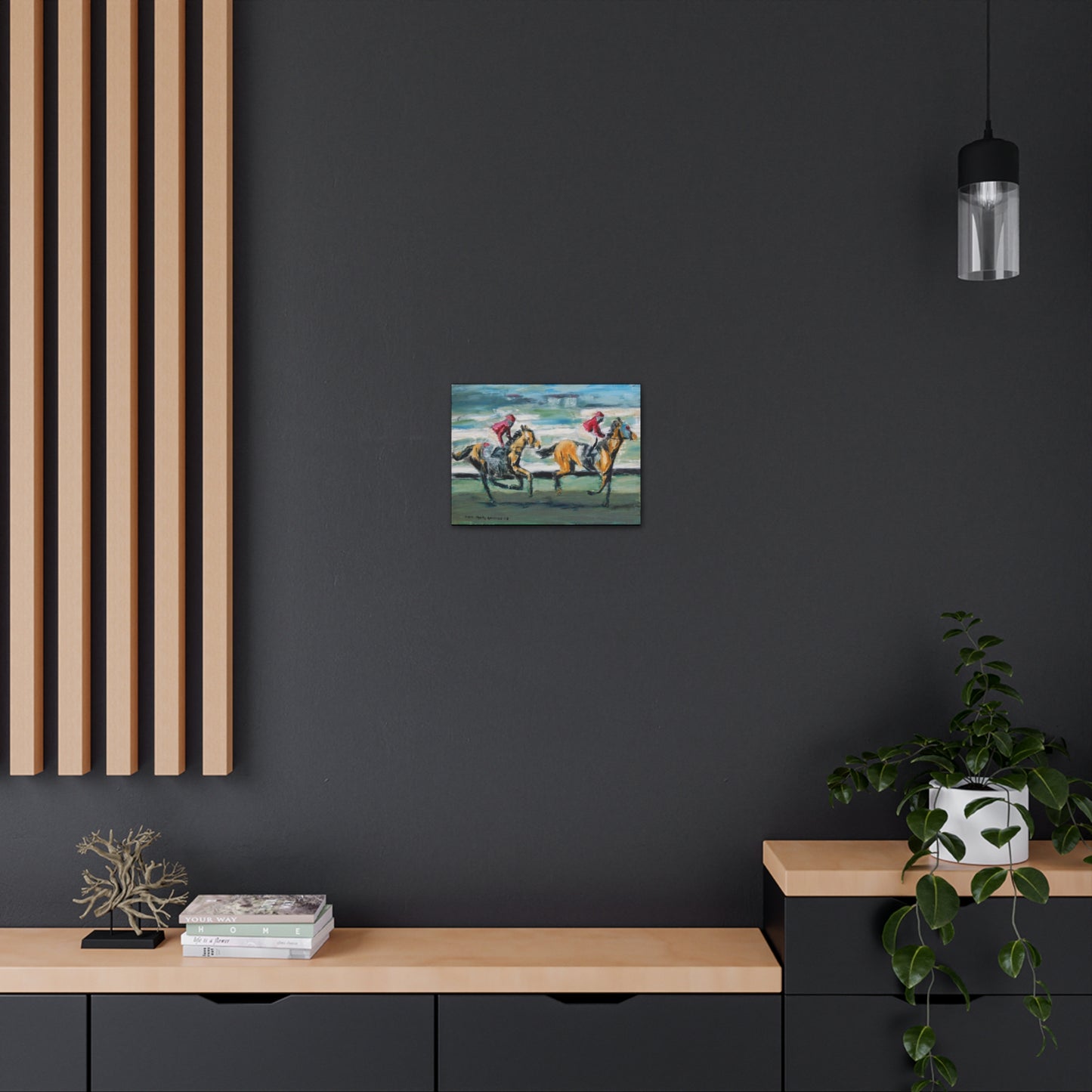 Del Mar Horse Racing San Diego canvas print