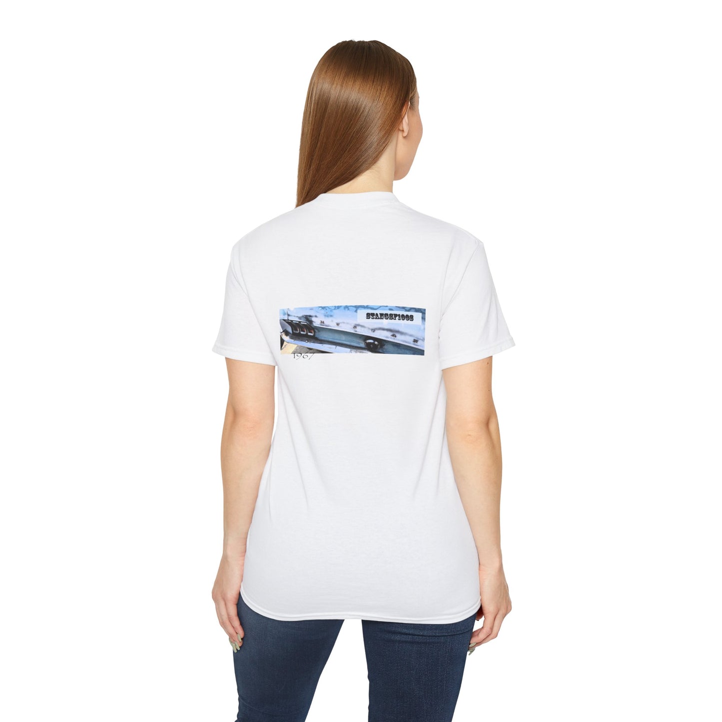 1967 Stang Classic on Back Unisex Ultra Cotton Tee.