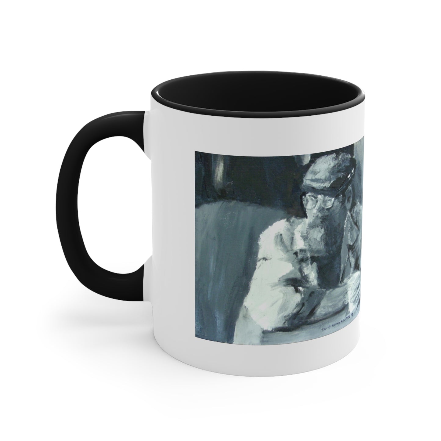 I Love Coffee! Accent Coffee Mug, for coffee lovers 11oz