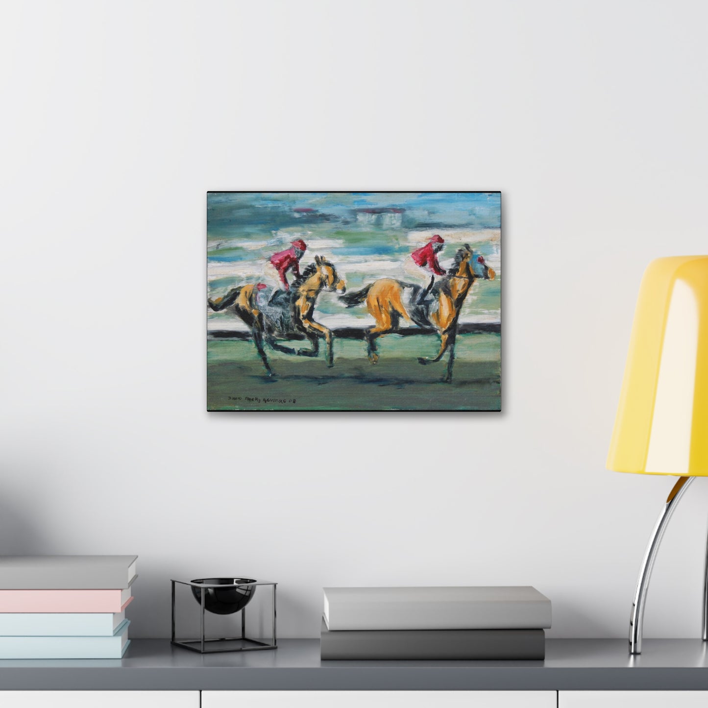 Del Mar Horse Racing San Diego canvas print