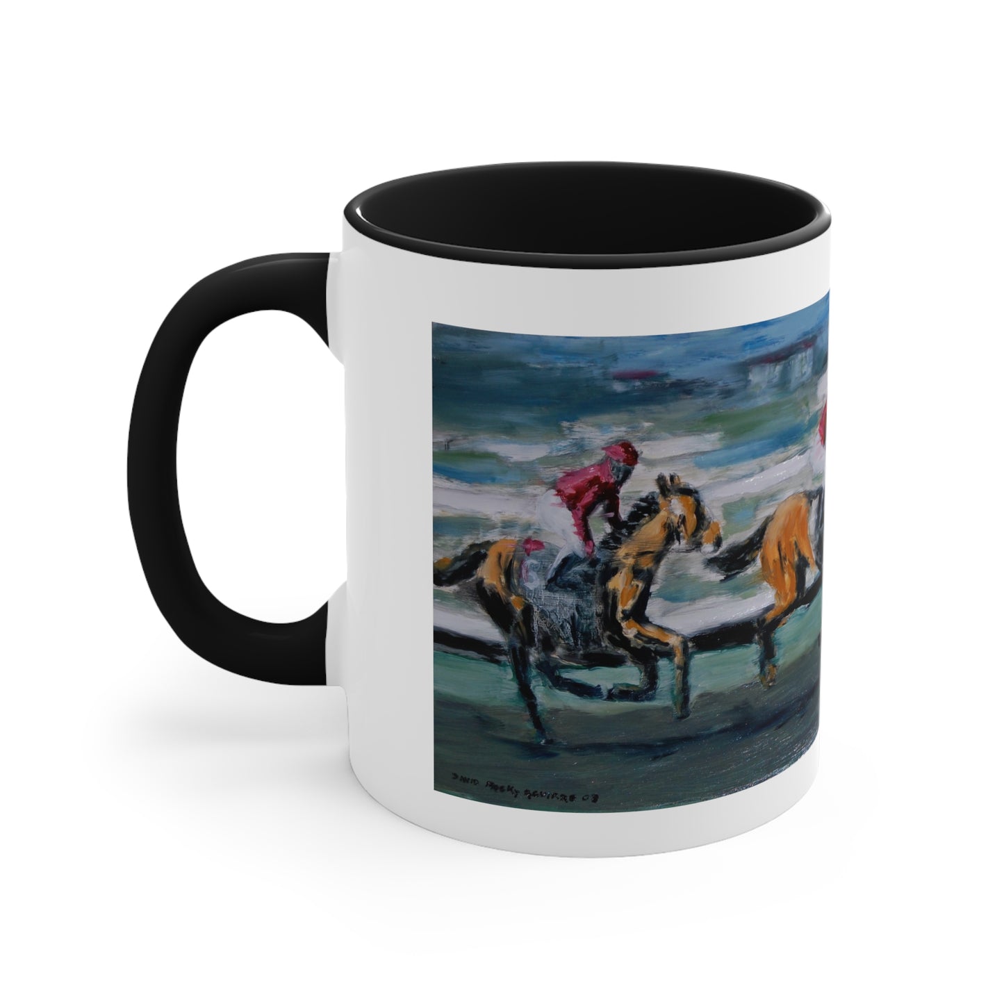 I love Del Mar! Accent Coffee Mug, for coffee lovers 11oz