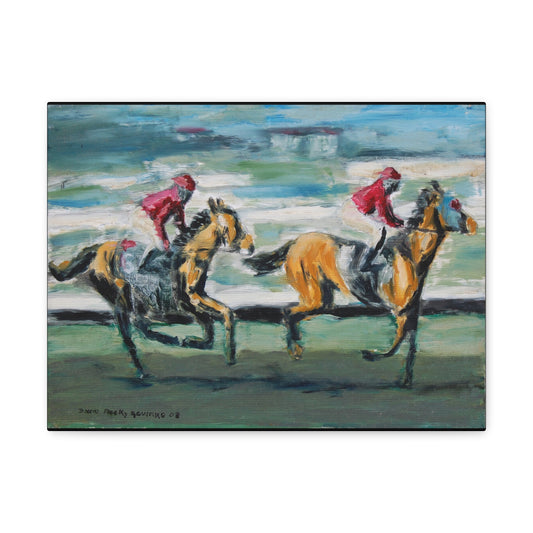 Del Mar Horse Racing San Diego canvas print
