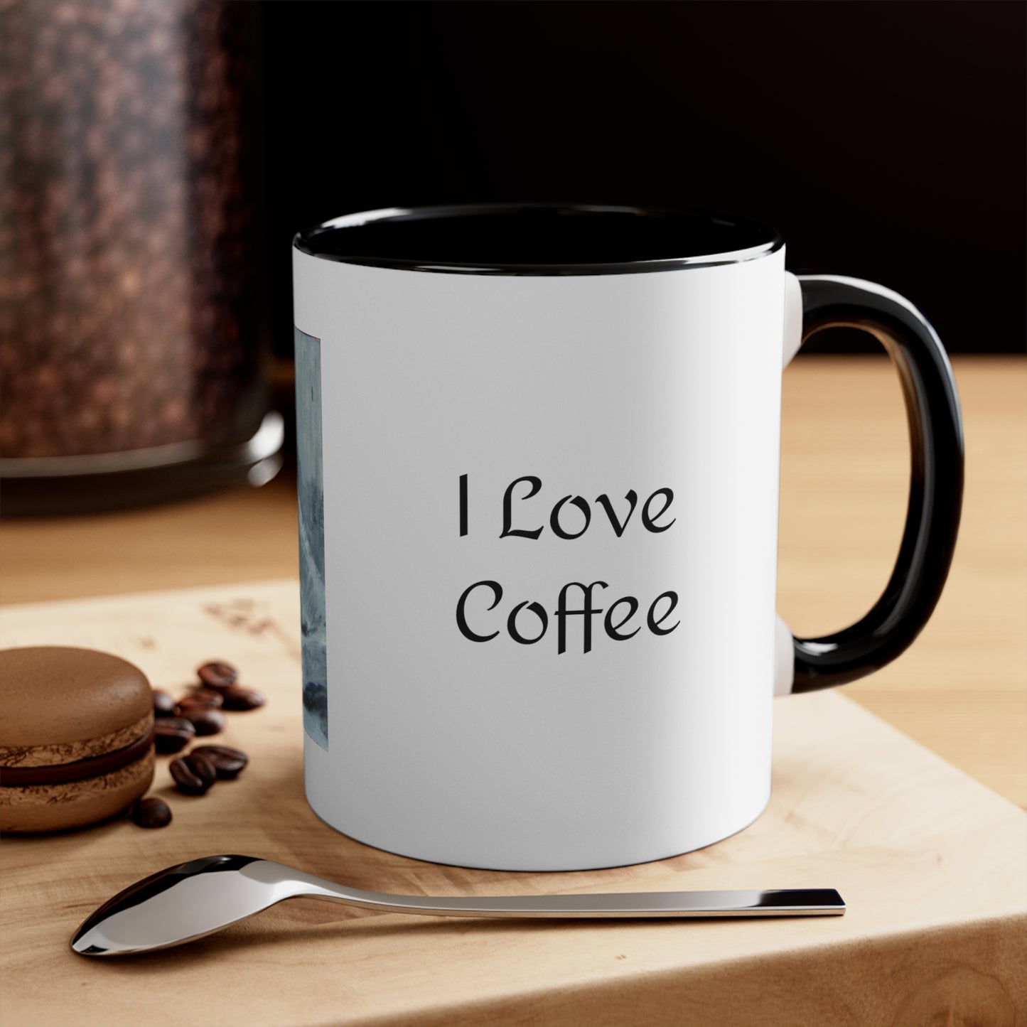I Love Coffee! Accent Coffee Mug, for coffee lovers 11oz