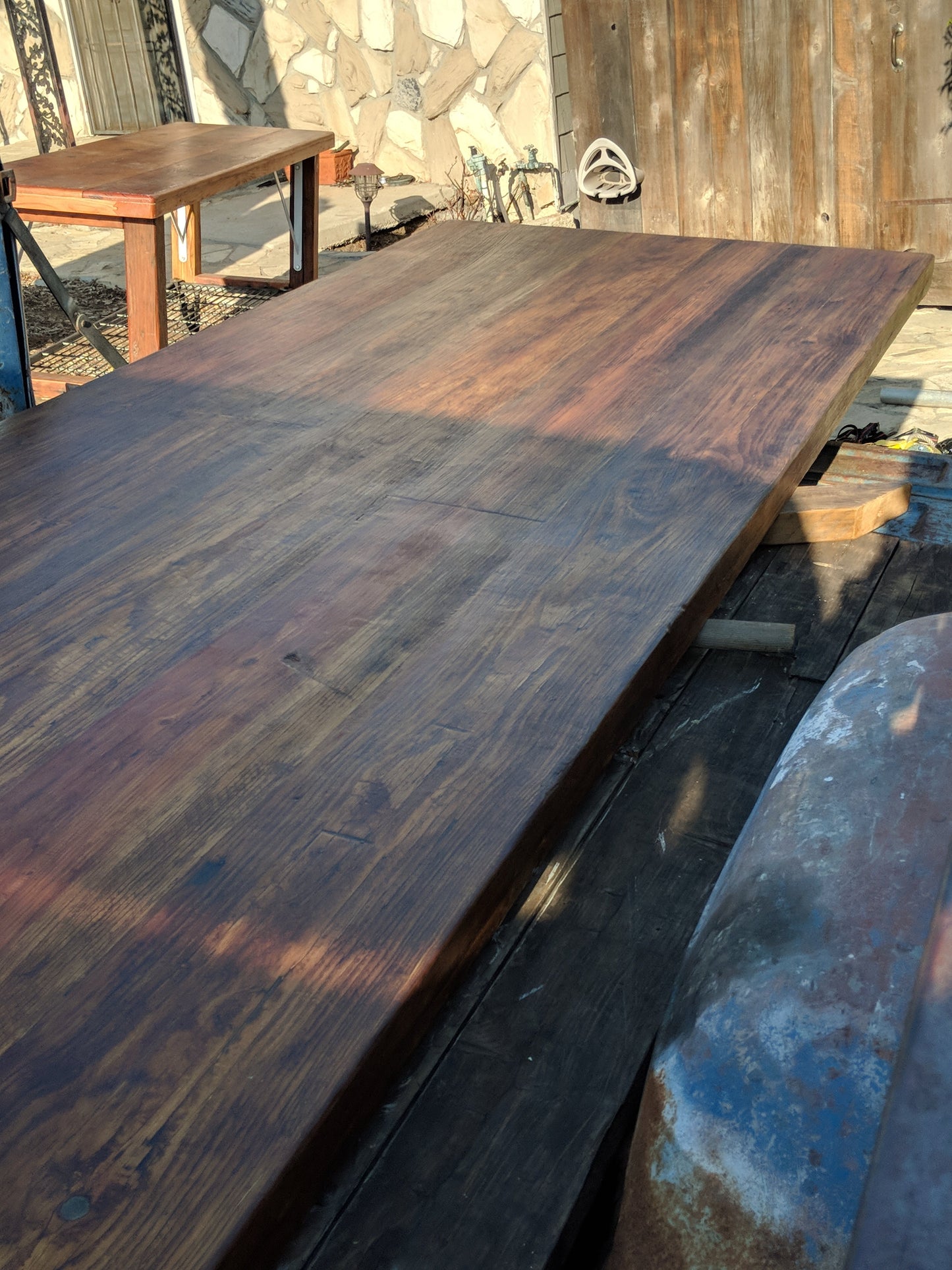 12 foot Dining Table 100% Reclaimed Wood