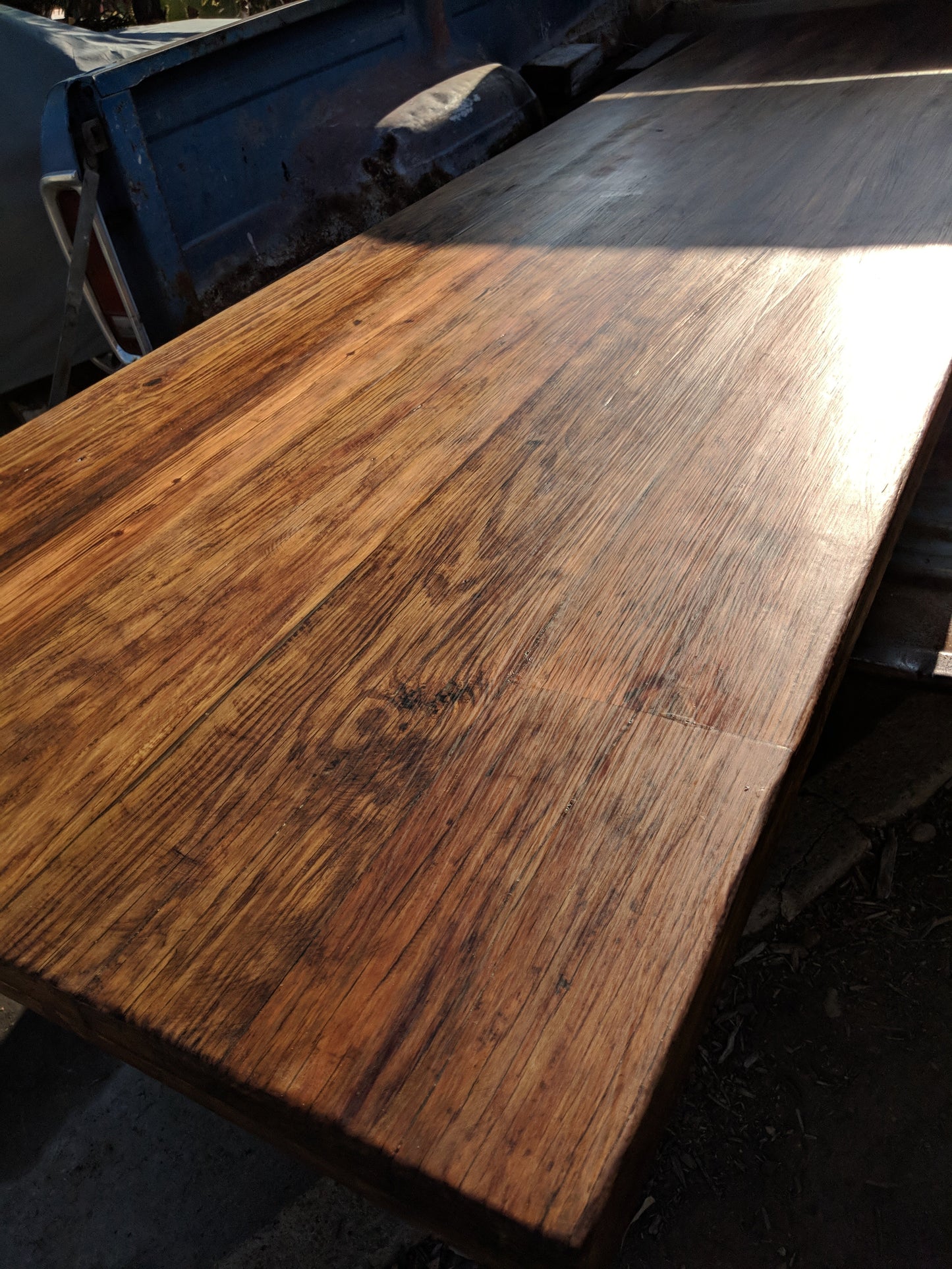 12 foot Dining Table 100% Reclaimed Wood