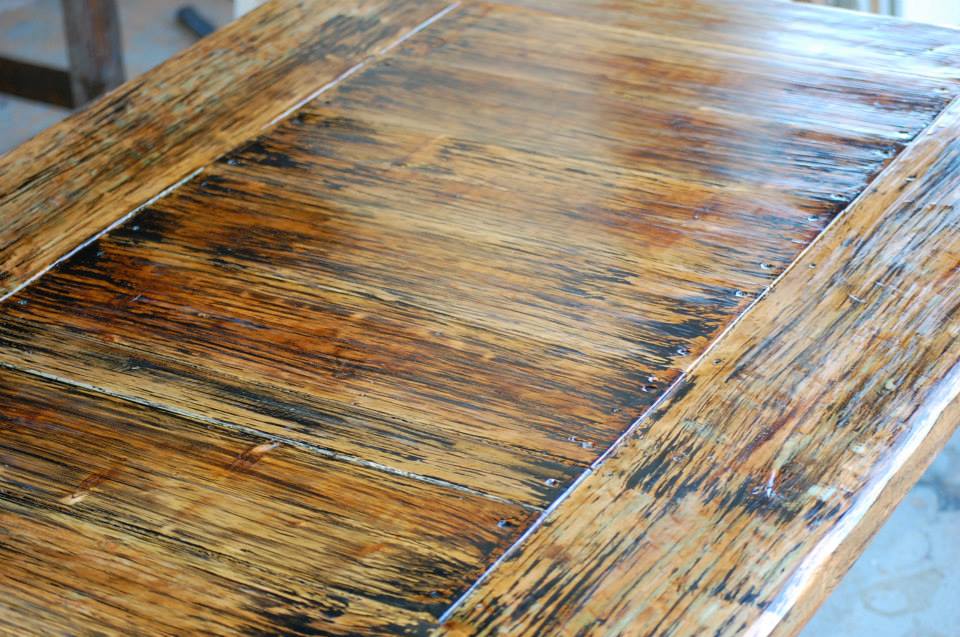 Bamboo look - Dining table