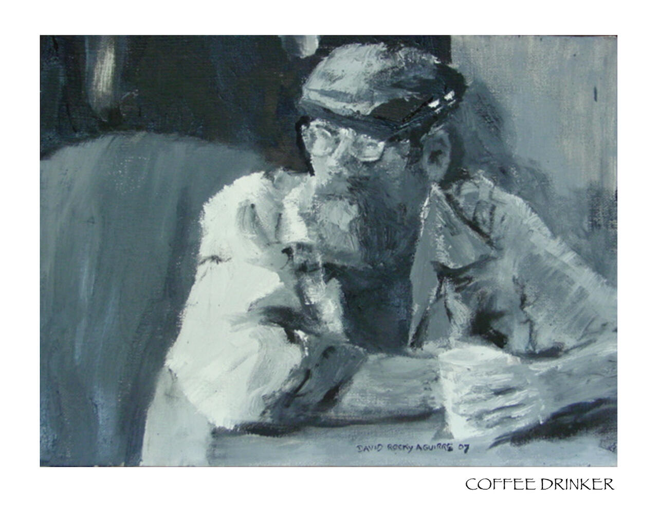 Coffee Drinker Ireland Print