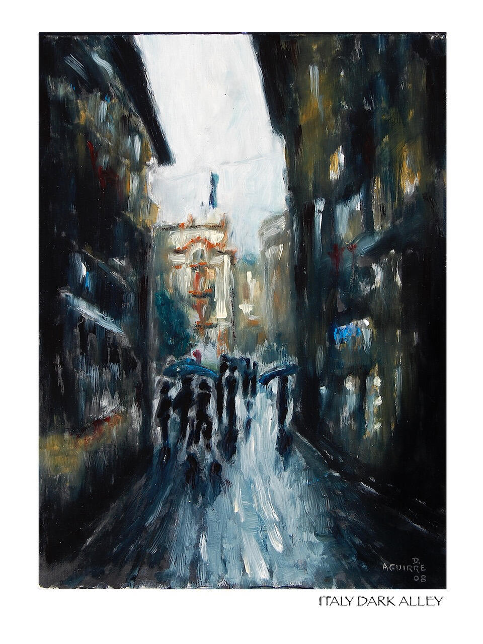 Italy Dark Alley Print