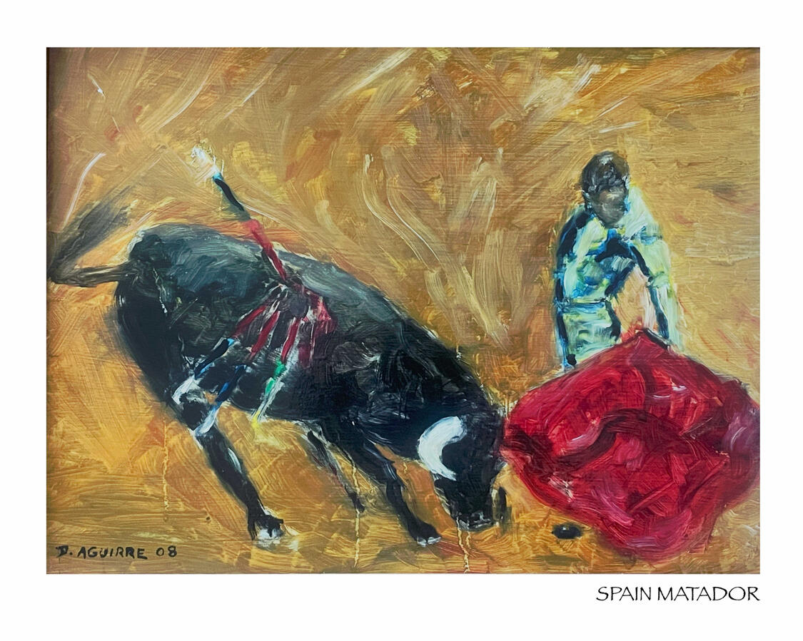Bull Fight Matador Print