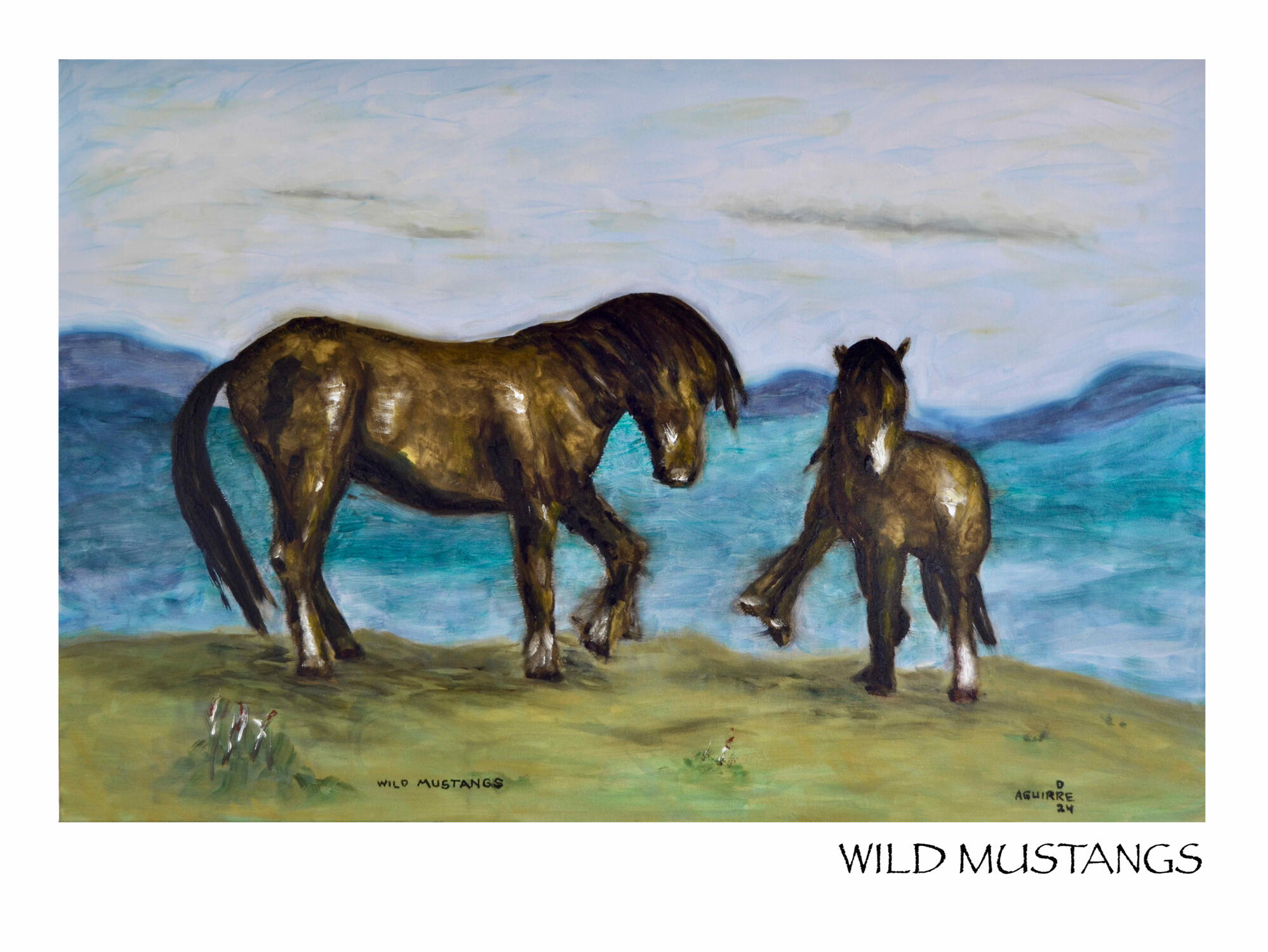 Wild Mustangs Print