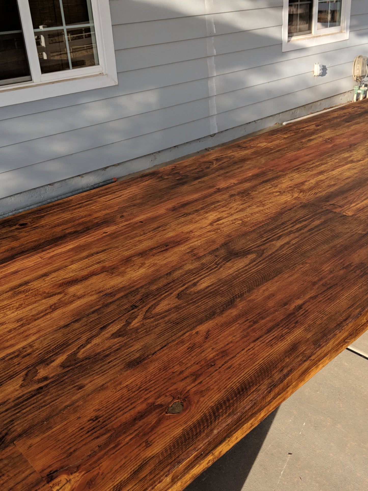 12 foot Dining Table 100% Reclaimed Wood