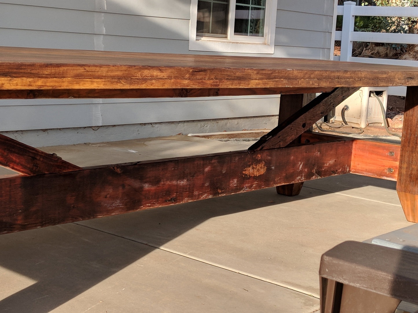 12 foot Dining Table 100% Reclaimed Wood