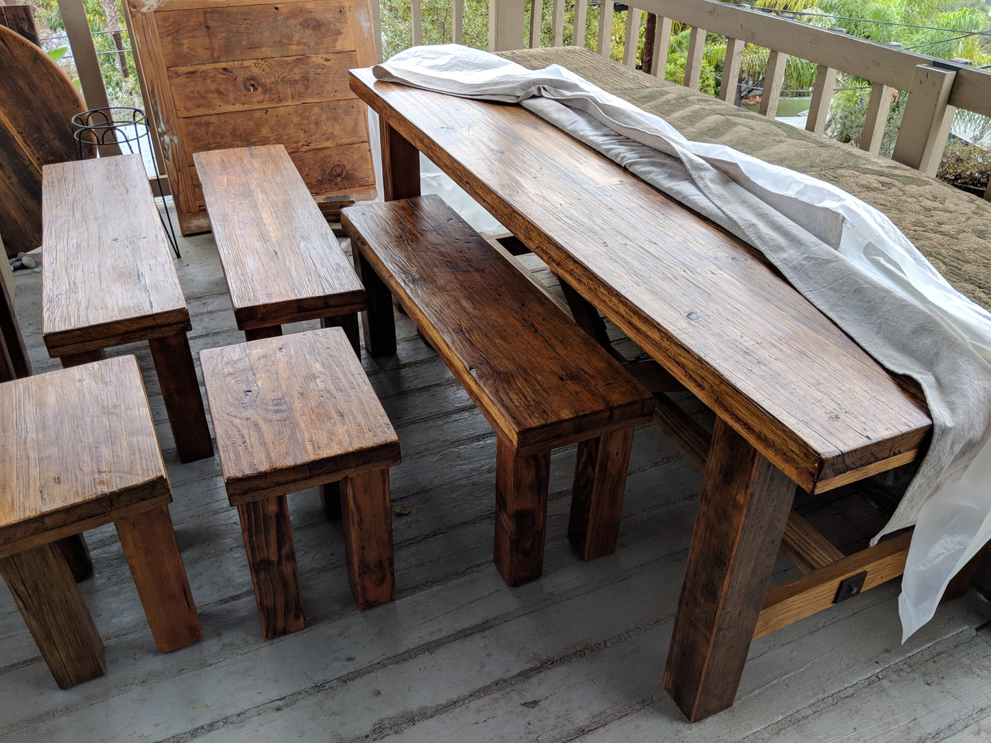 12 foot Dining Table 100% Reclaimed Wood