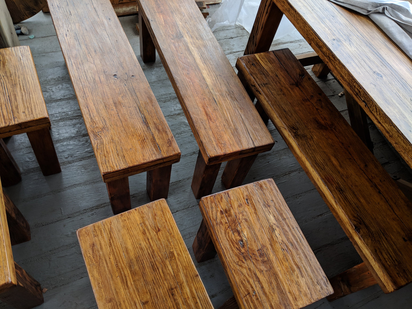 12 foot Dining Table 100% Reclaimed Wood