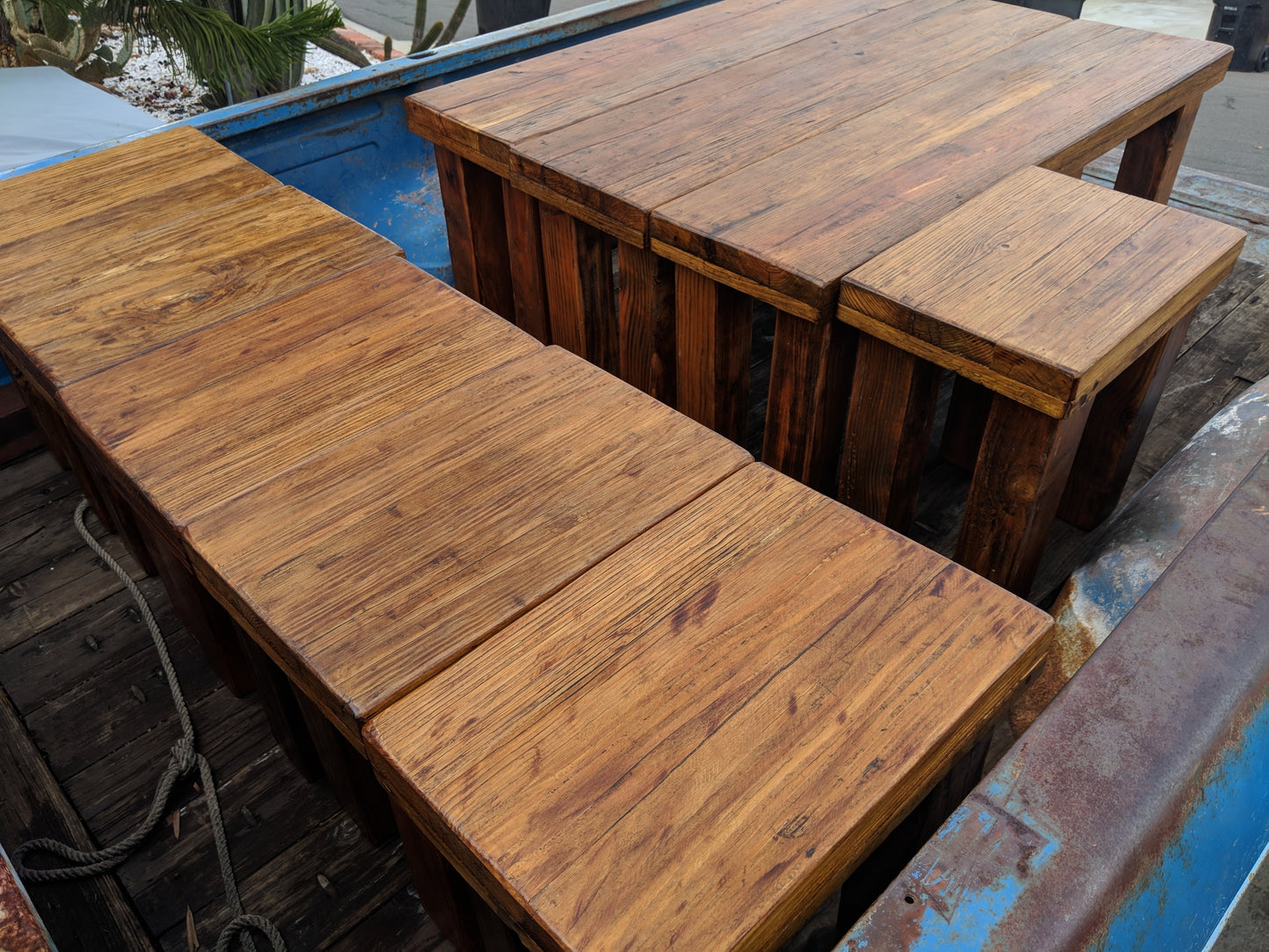 12 foot Dining Table 100% Reclaimed Wood