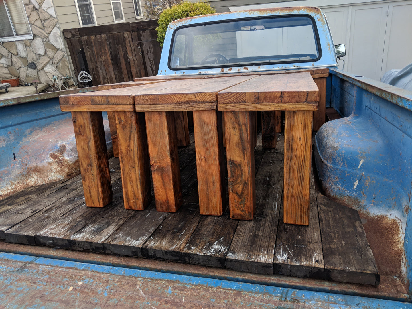 12 foot Dining Table 100% Reclaimed Wood