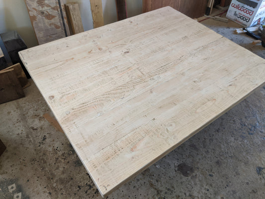 Coffee table square whitewash